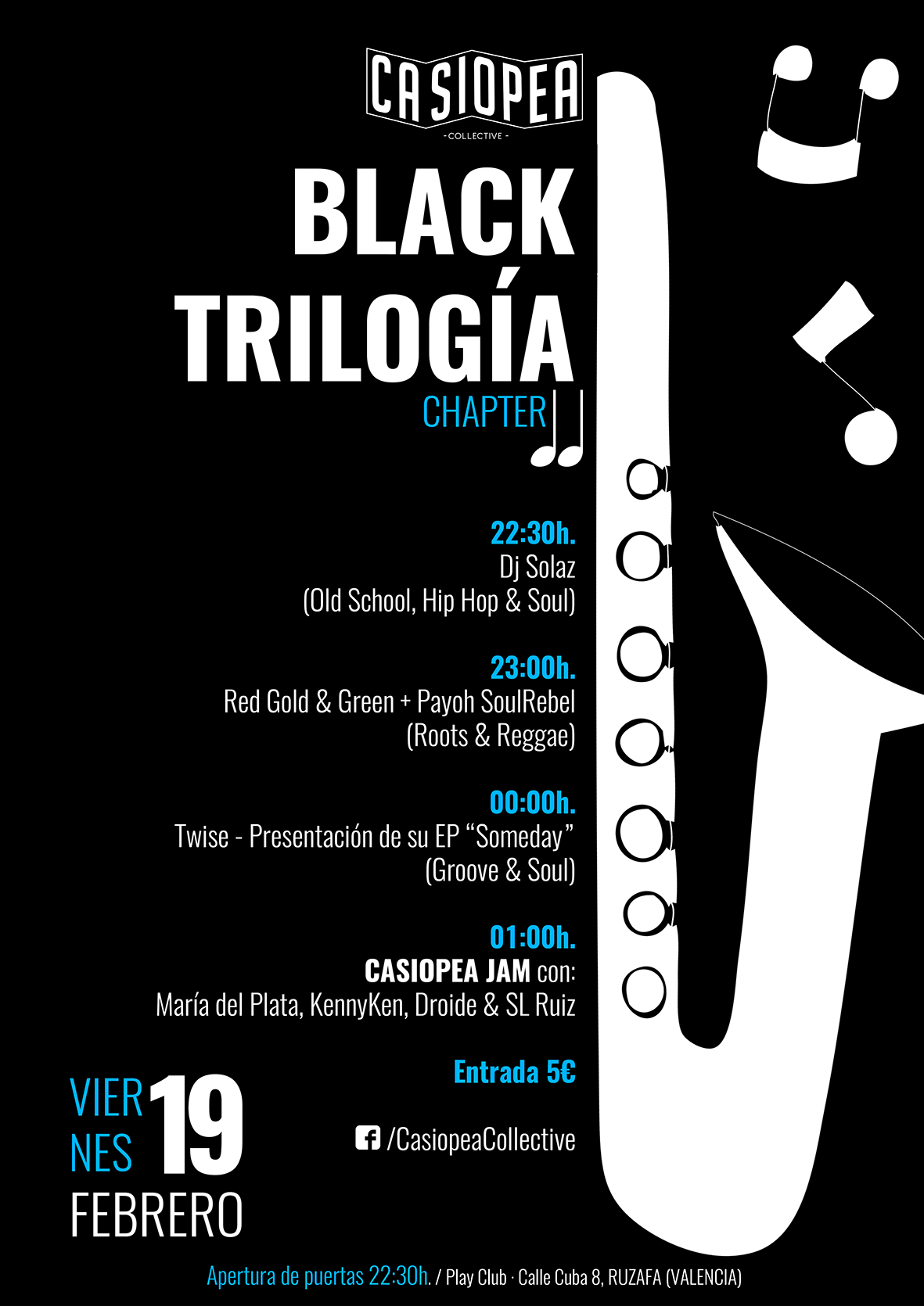 capitulo2 Black Trilogia el próximo viernes 19 de febrero 2016 en Play Club Valencia