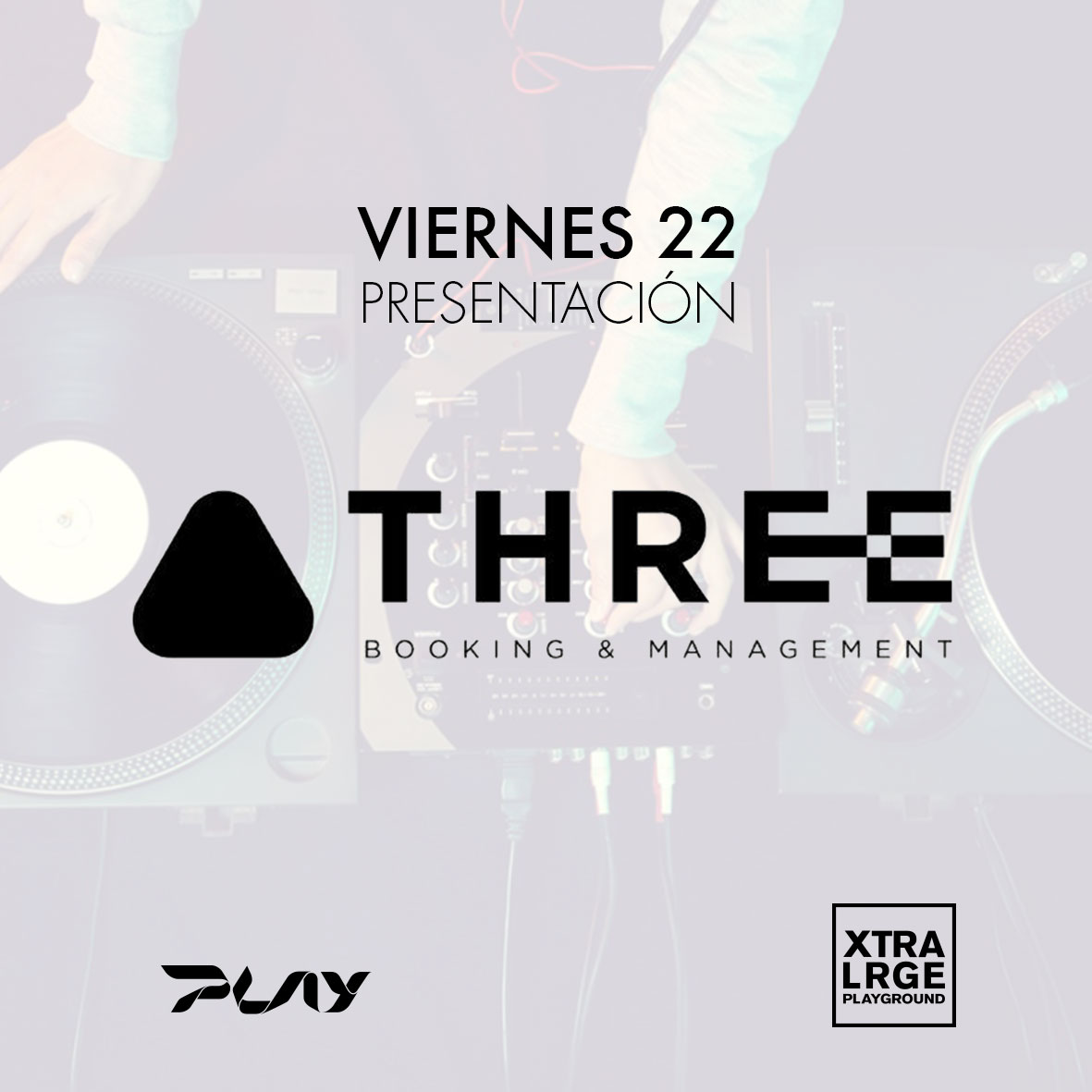 viernes22abril2016_presentacionthreeagency Próximo viernes 22 de abril 2016 presentación de Three Agency en XL Xtra Lrge Valencia