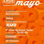 Programación jueves 5, viernes 6 y sábado 7 de mayo 2016 en XL Xtra Lrge Valencia