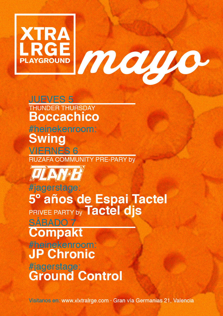 programacion_primera_semana_mayo2016_xlxtralrge Programación jueves 5, viernes 6 y sábado 7 de mayo 2016 en XL Xtra Lrge Valencia