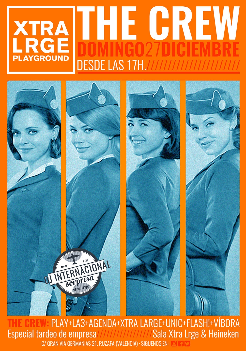 Domingo 27 de diciembre 2015 en XL Xtra Lrge Valencia