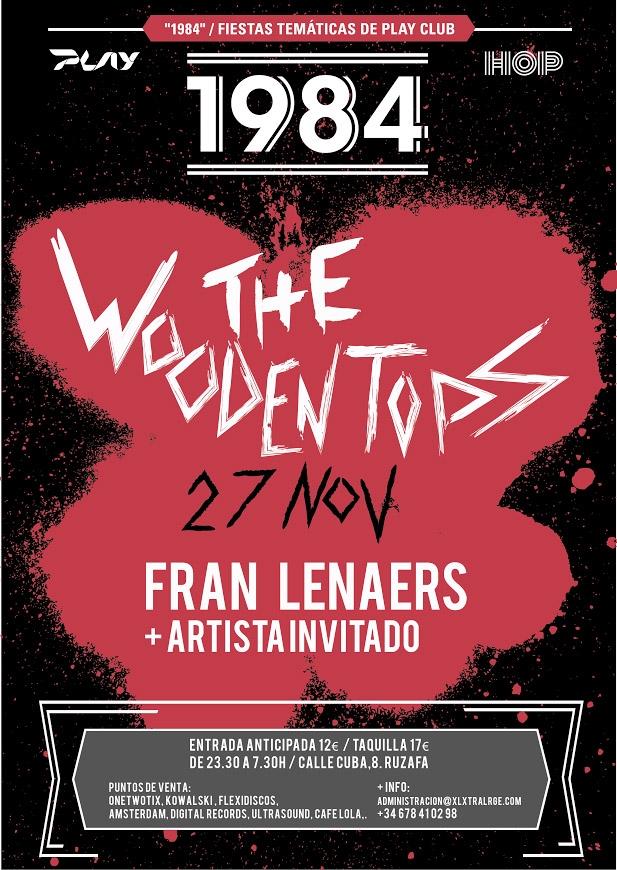 The Woodentops en concierto en Play Club Valencia el próximo viernes 27 de noviembre 2015